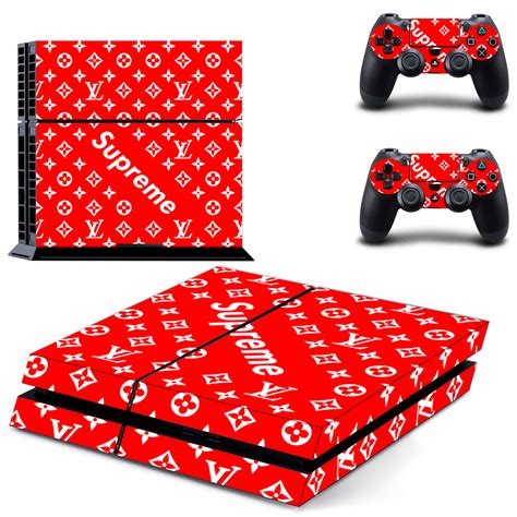 louis vuitton supreme ps4 controller skin|supreme x louis vuitton.